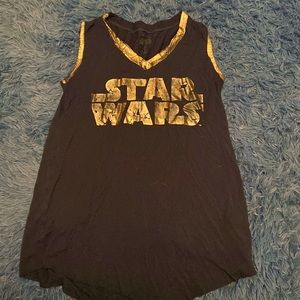 Navy blue Star Wars tank top